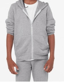 Boys Cotton Fleece hoodie with front zipper