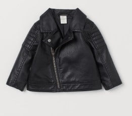 Kids Biker Jacket - Leather